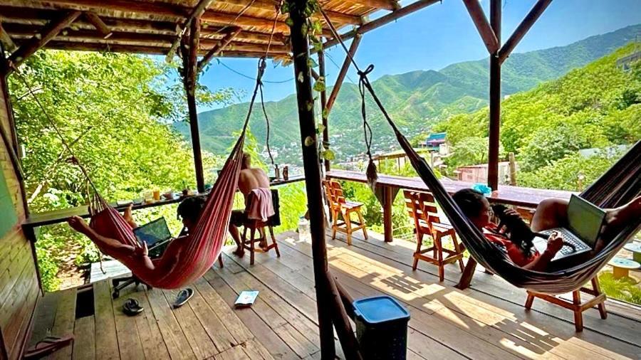 Tamarindo Beach Hostel Taganga Buitenkant foto